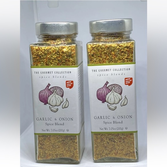 Lot of 2 The Gourmet Collection Spice Blends GARLIC AND ONION  (7.05oz) - Picture 1 of 1